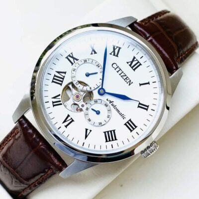 Đồng Hồ Citizen Luxury White Leather NP1020-15A