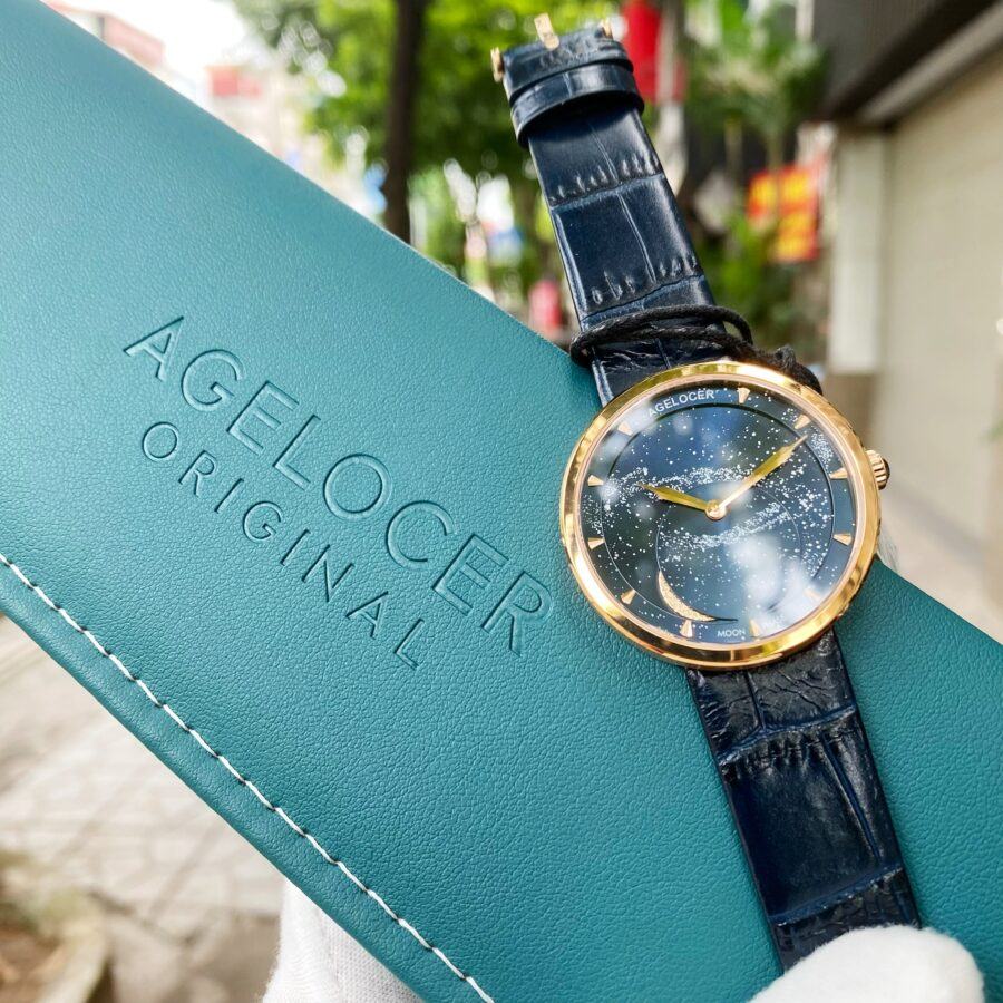 Đồng Hồ Nữ Agelocer Moon Phases 6504D6