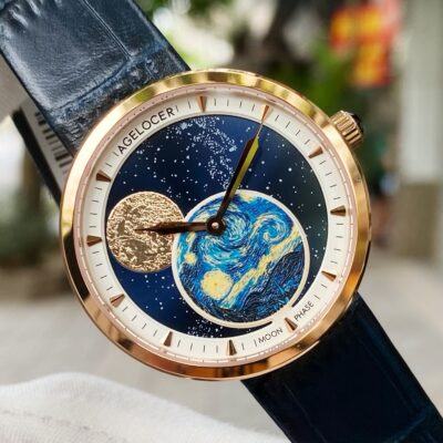 Đồng Hồ Nữ Agelocer Moon Phases 6501D6