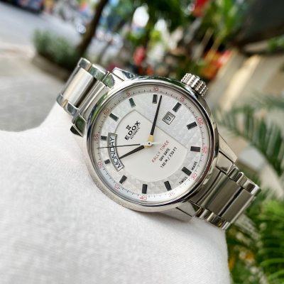 Đồng Hồ Edox Rally Timer DayDate Automatic 83009 - Cũ