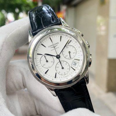 Đồng Hồ Longines Flagship Chronograph Stainless Steel L4.718.4 - Cũ
