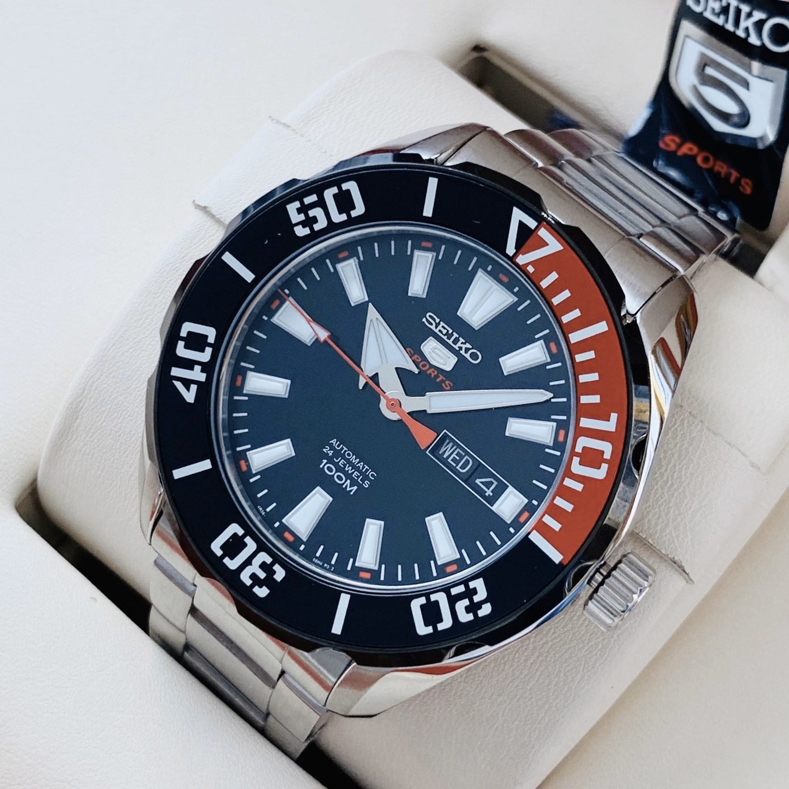 Đồng Hồ Seiko 5 Sports Automatic Japan Made SRPC57K1