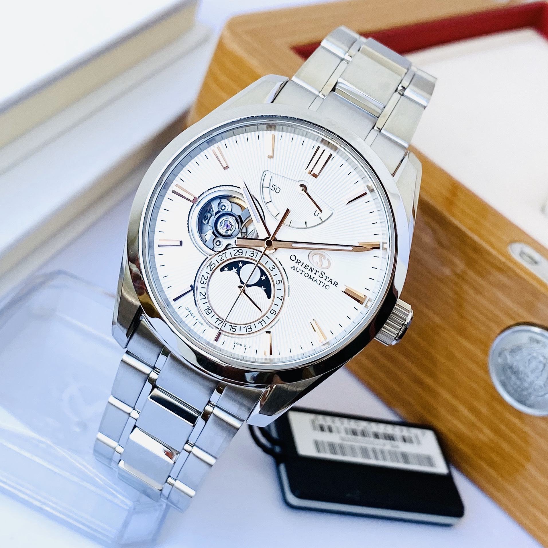 Đồng Hồ Nam Orient Star Moonphase RE-AY0003S00B