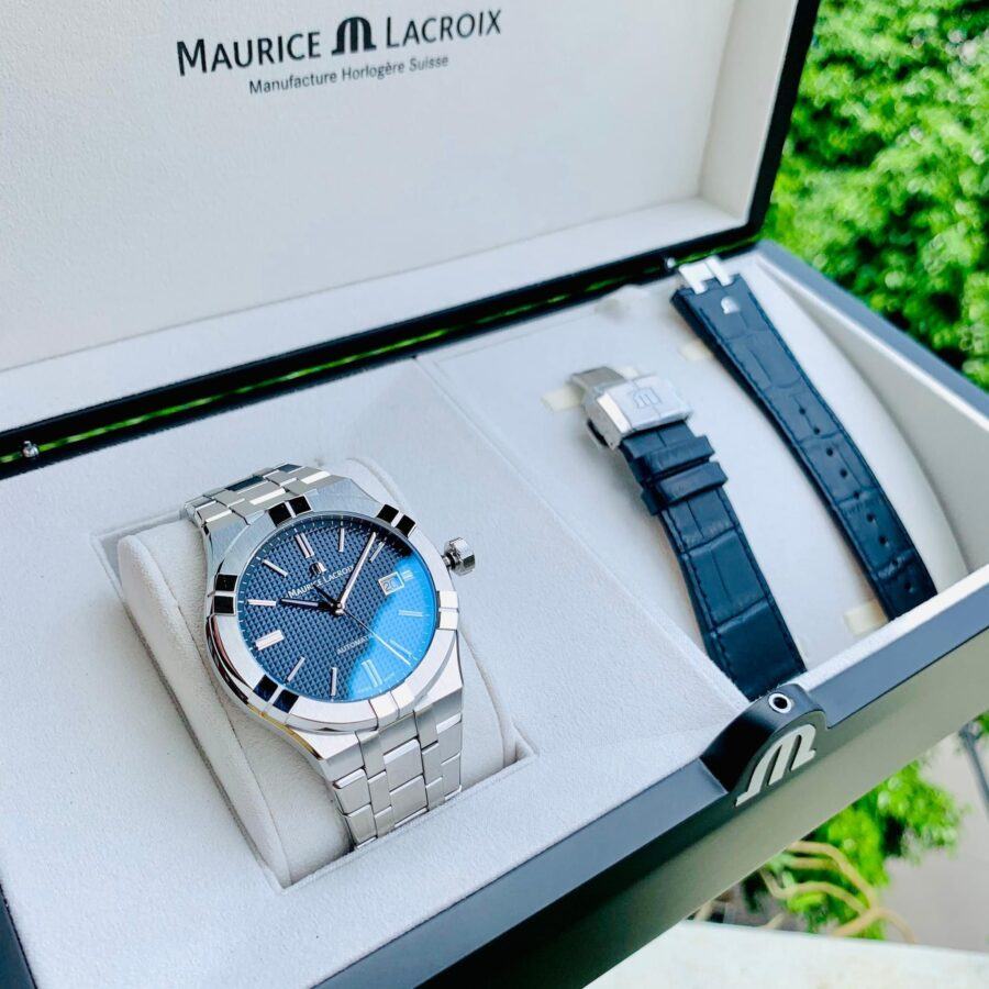 Đồng Hồ Maurice Lacroix Aikon Blue 39mm - AI6007-SS002-430-2