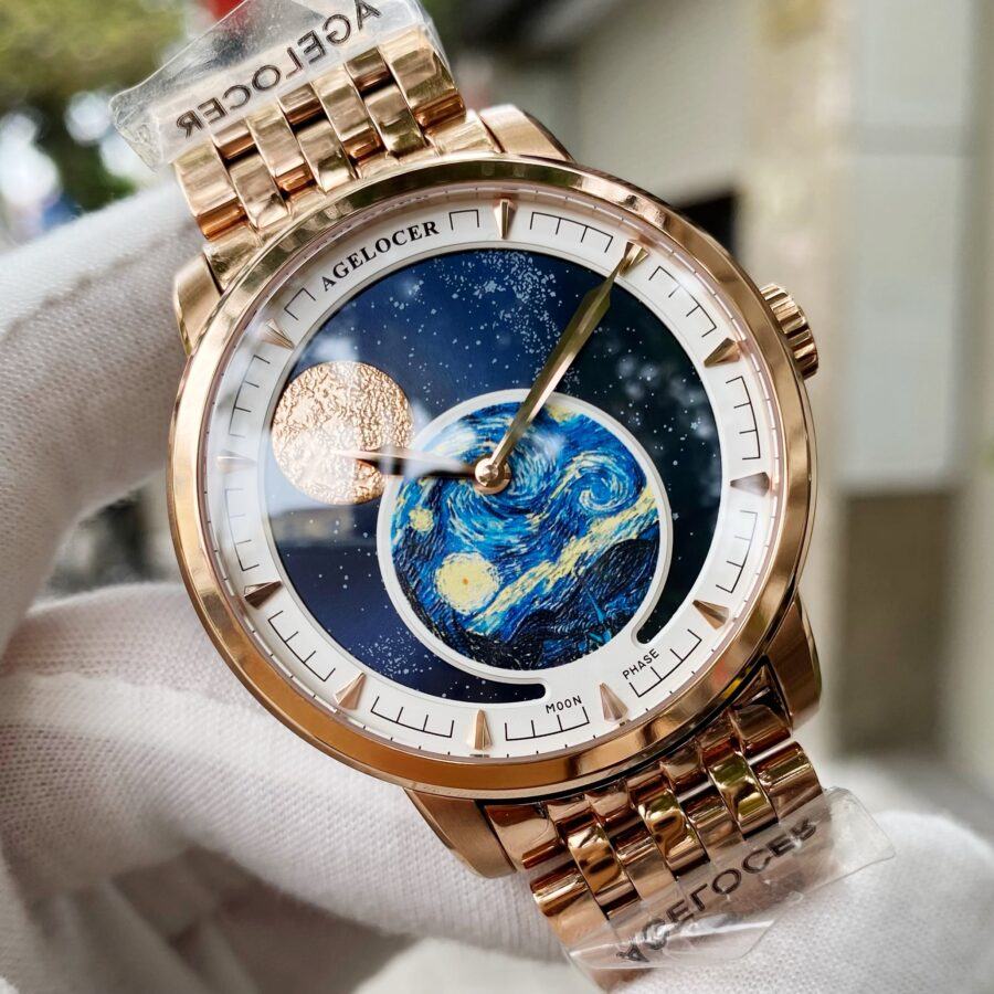 Đồng Hồ Agelocer Moon Phases 6401D9
