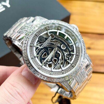 Đồng Hồ Bentley Men's Automatic Diamond Watch BL2090-252MWWI-S