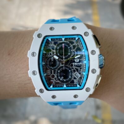 Đồng Hồ TSAR BOMBA Quartz Tonneau Wristwatch TB8204C-02