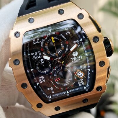 Đồng Hồ Tsar Bomba Quartz Tonneau Wristwatch TB8204Q-04