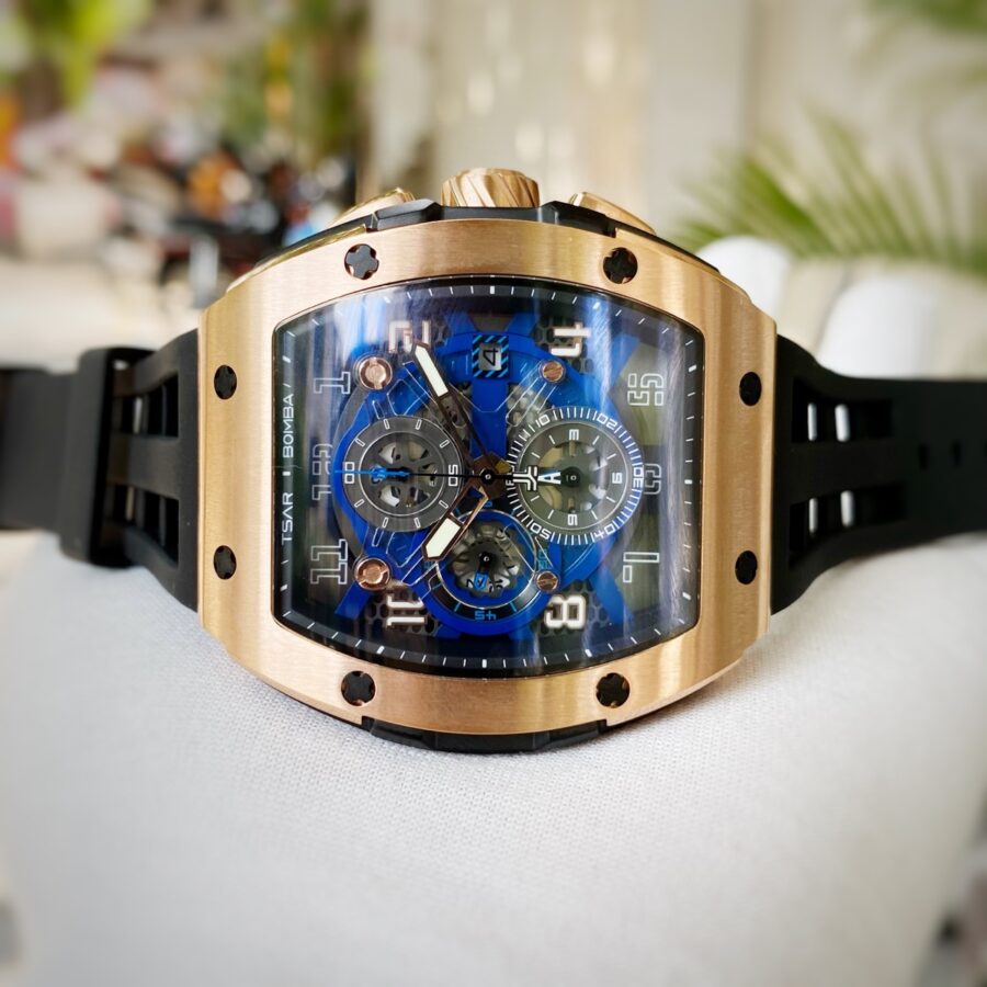 Đồng Hồ Tsar Bomba Quartz Tonneau Wristwatch TB8211Q-05