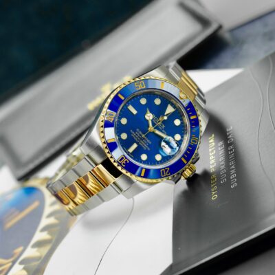 Rolex Submariner Date Rolesor Yellow Gold Blue