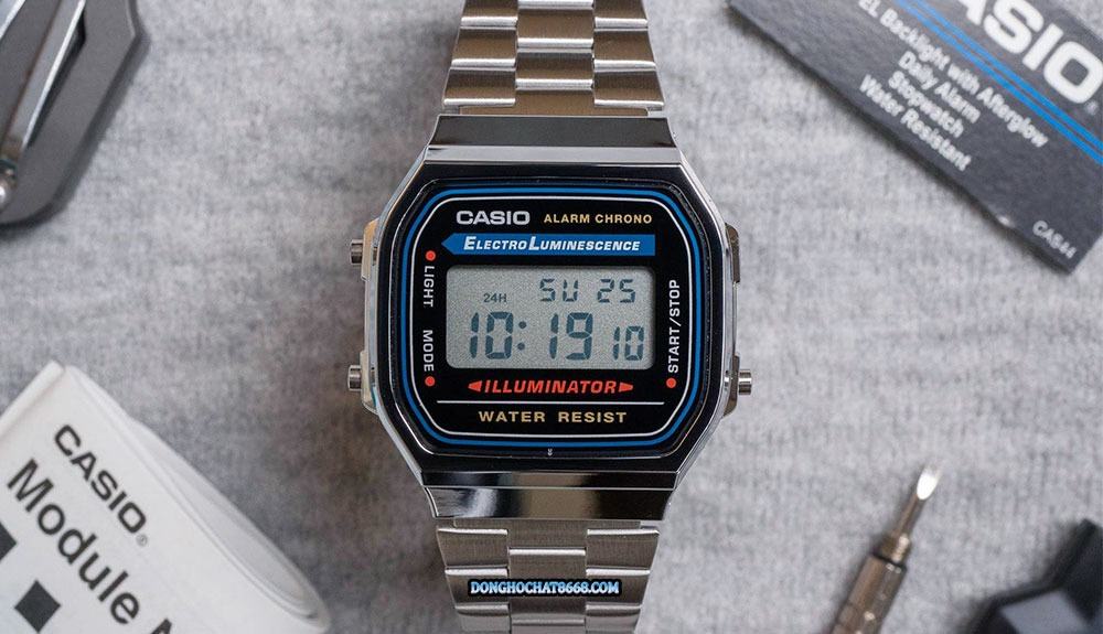 cách cài báo thức đồng hồ casio