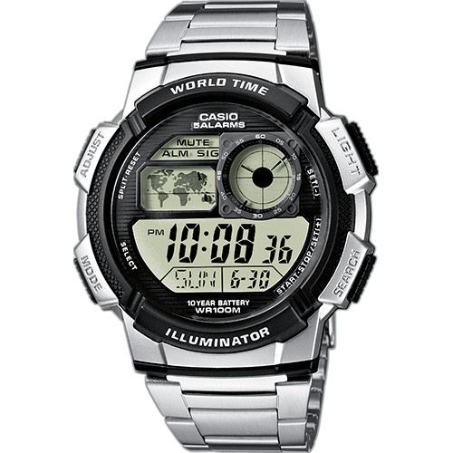 cách chỉnh đồng hồ casio ae 1000w