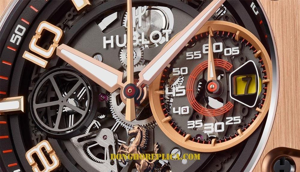 cách chỉnh ngày đồng hồ hublot