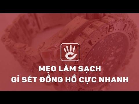 cách làm mới dây đồng hồ kim loại