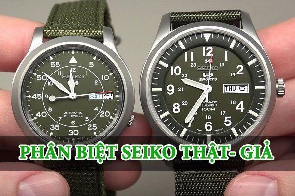 cách phân biệt đồng hồ seiko chính hãng