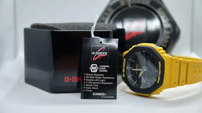 kiểm tra đồng hồ g shock chính hãng