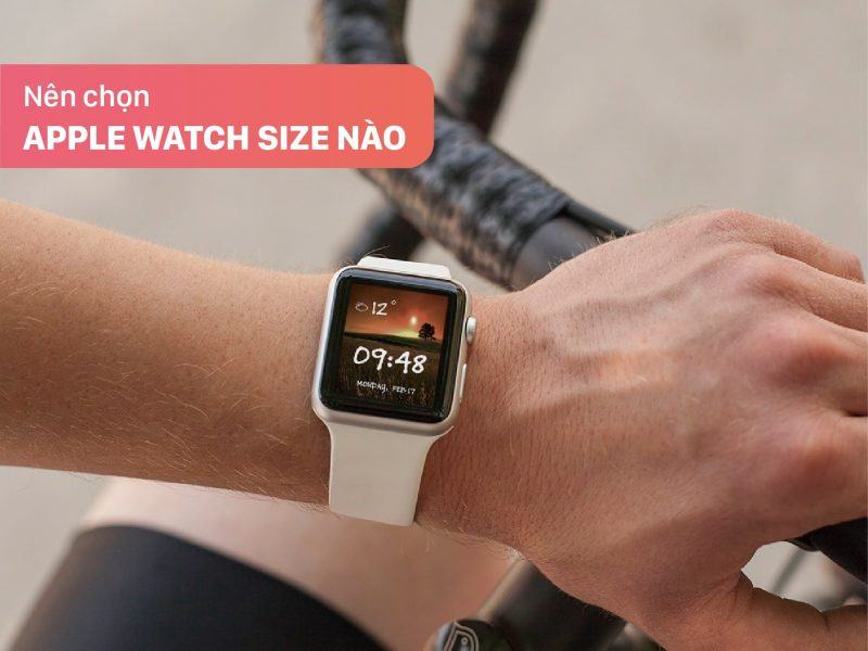 nam nên đeo apple watch 40 hay 44