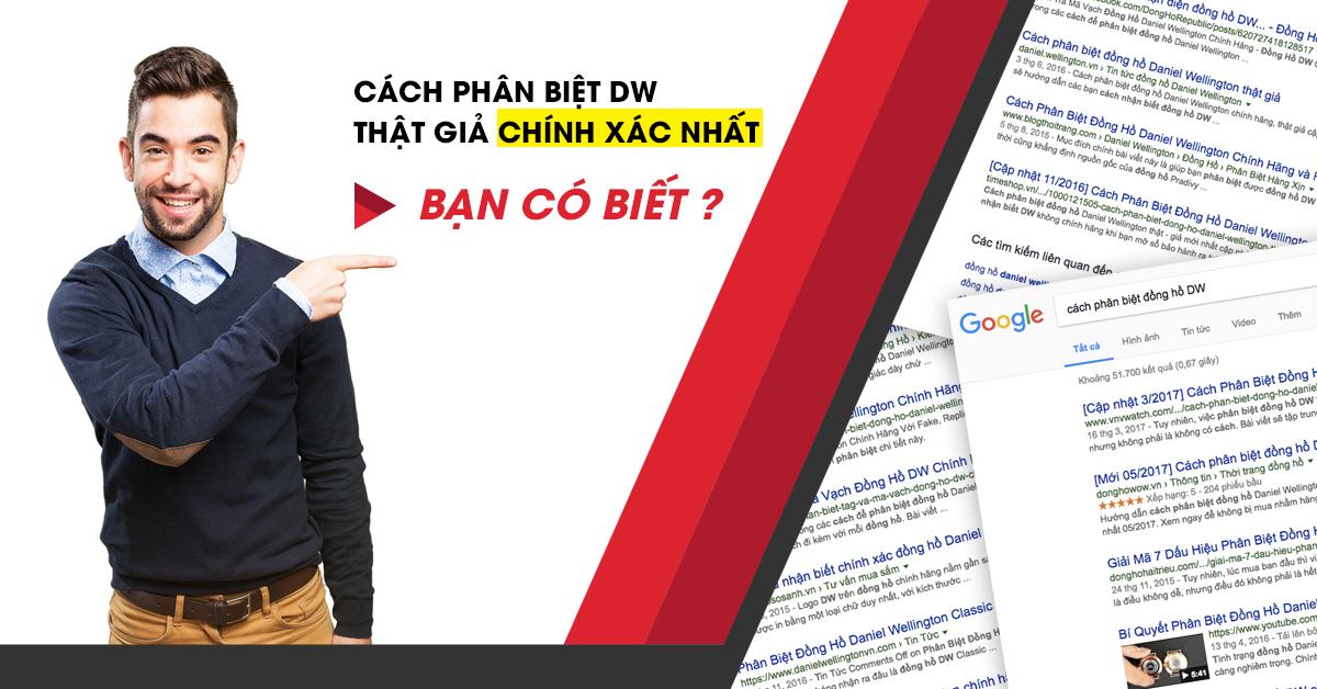 phan biệt đồng hồ dw thật giả